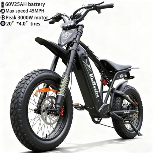 BAOLUJIE Adult Electric Bicycle Peak 1500W/5000W Motor 48V/52V/60V Battery Mountain Bike Electric Bike Fat Tire E bike off-road